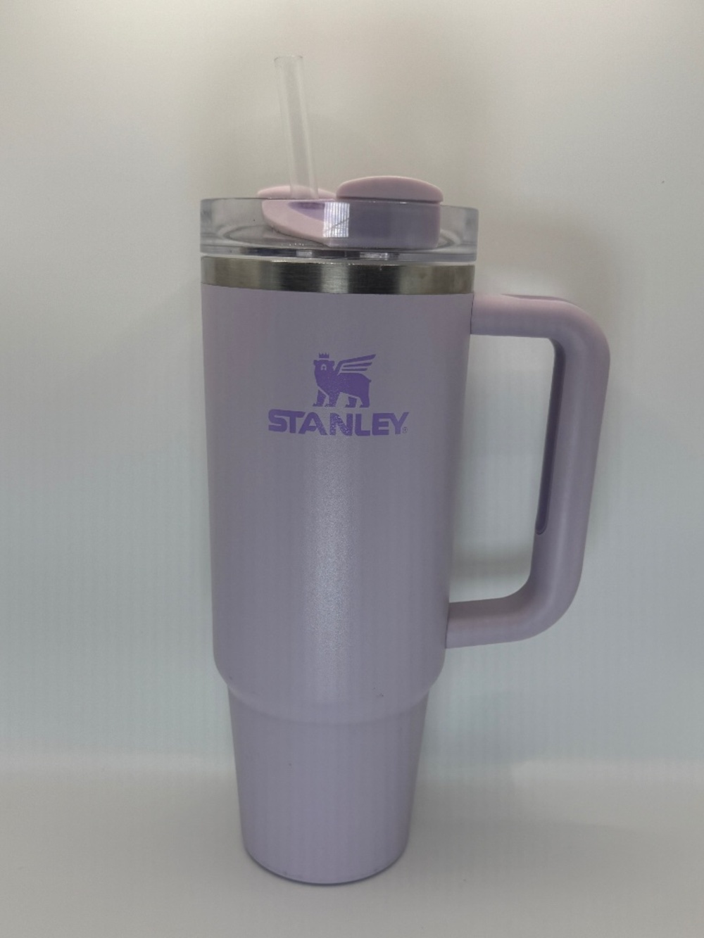 Stanley Quencher H2.0 FlowState 30 oz Soft Orchid Purple Tumbler Straw
